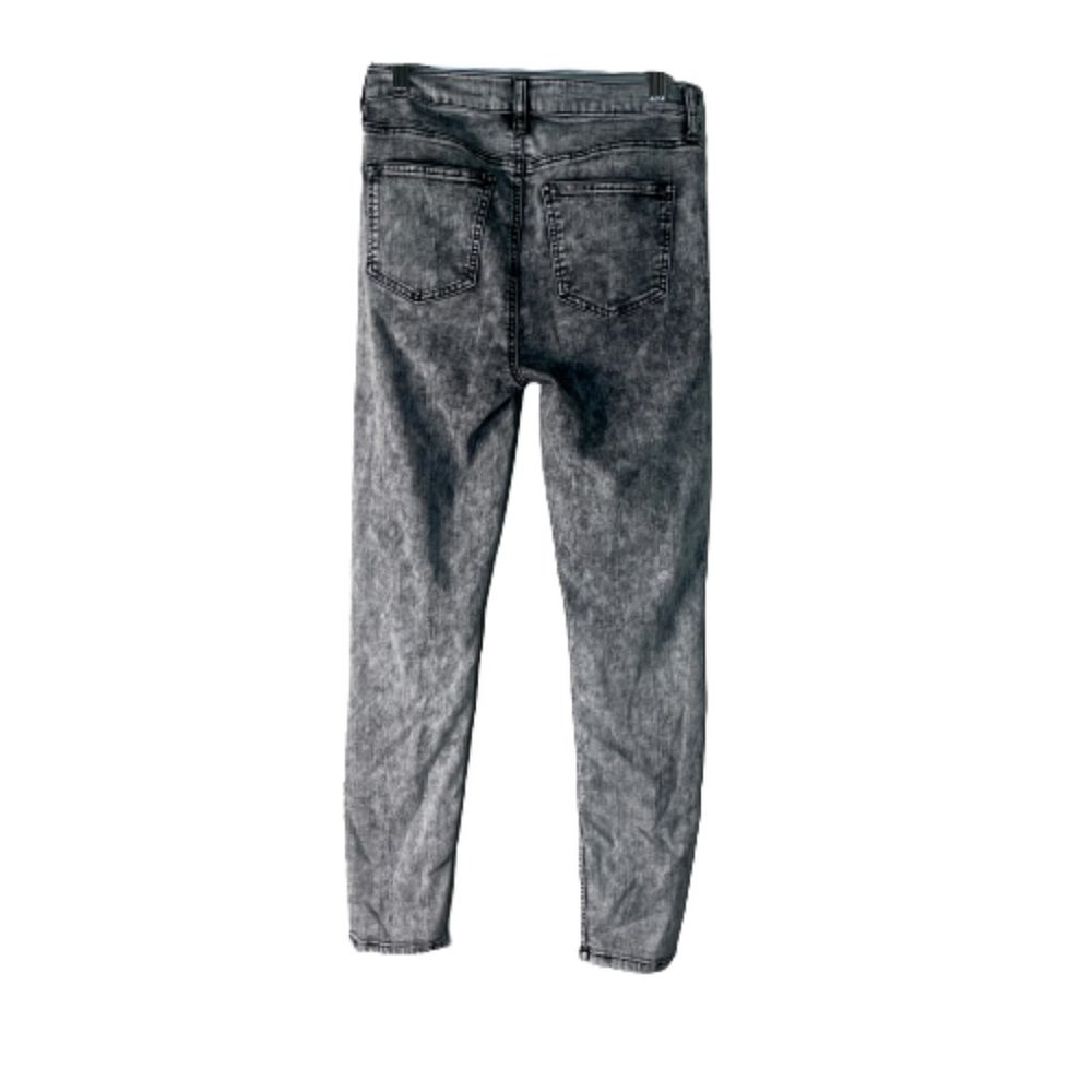 Celebrity Pink Acid Wash Skinny Jeans Black Gray Size 28 - Picture 2 of 6
